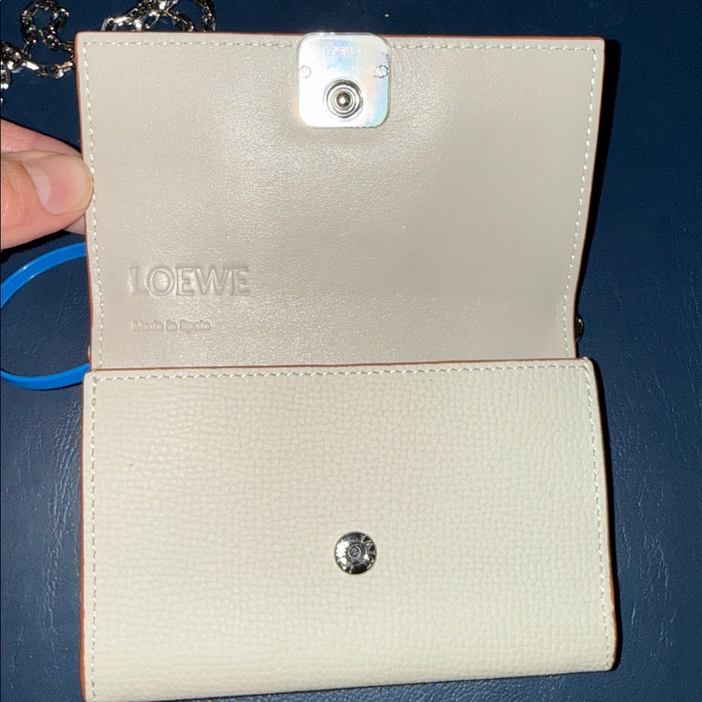 Loewe small Crossbody Wallet with Chain Strap - Picture 2 of 7